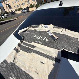 Stone Island Black & Cream FRIEZE Graphic Short-Sleeve Tee